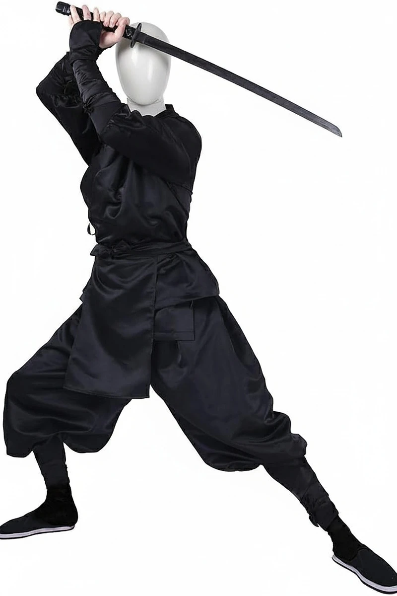 CFm's Black Ninja Cosplay Costume for Adults