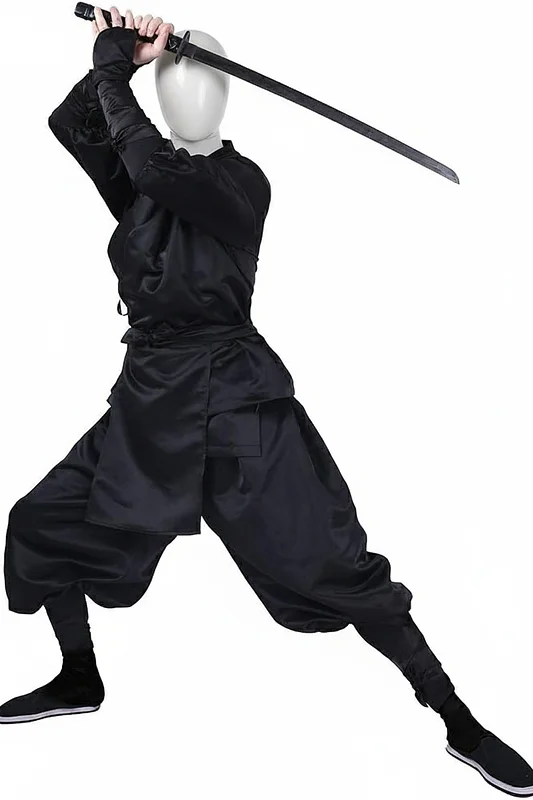 CFm's Black Ninja Cosplay Costume for Adults