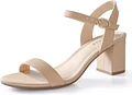 Dressy Open Toe Heels For Women Ankle Strap