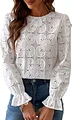 Crochet Lace Embroidered Blouse