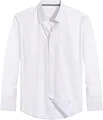 J.VER Men's Oxford Shirt Solid Casual Button Down Collar Shirts