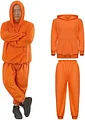 Adult Orange Sweatshirt Suit Halloween Cosplay Costume