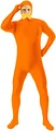Orange Jumpsuit Yellow Mustache and Eyebrows