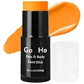 Go Ho Cream-Blendable Orange Face Paint Stick (1.06 Oz)