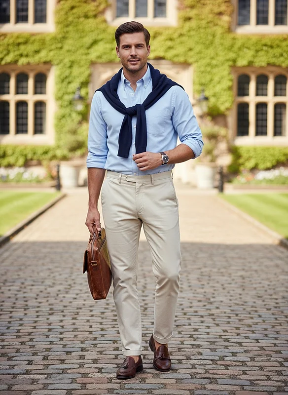 Blue Van Heusen Men’s Oxford Shirt