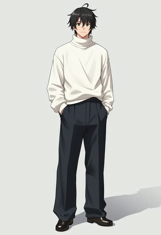 Gojo Satoru White Turtleneck