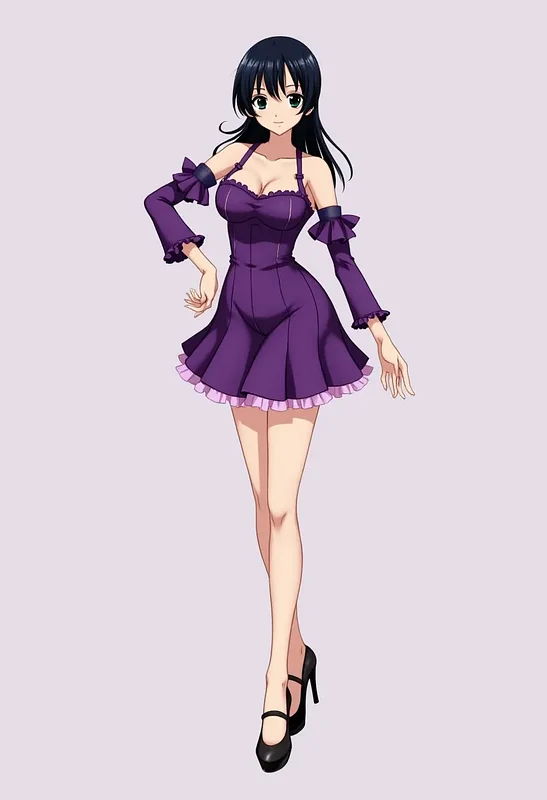 Nico Robin Purple Dress Cosplay